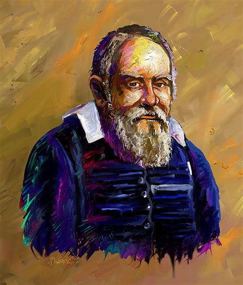 Galileo Galilei Painting by Anthony Mwangi - Pixels