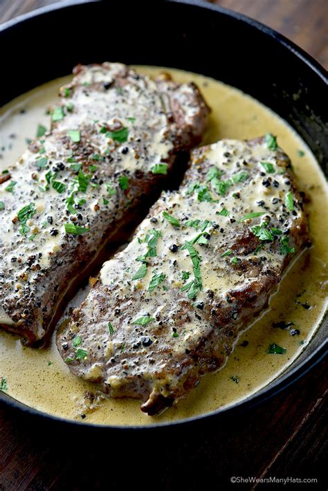 Steak au Poivre Recipe | She Wears Many Hats