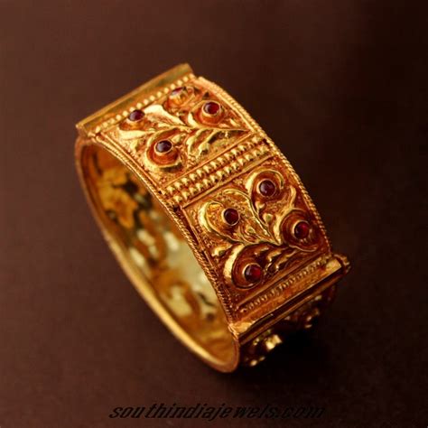 Gold plated bracelet - South India Jewels