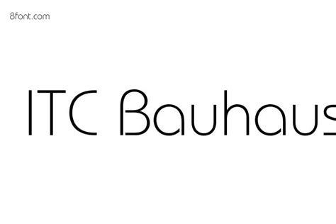 ITC Bauhaus Light - Free Font Download