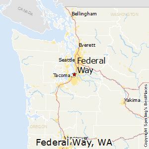 Federal Way Washington Map - State Map