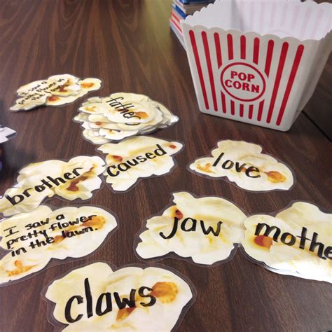 Sight word Popcorn! Game. Corn Pops, Fathers Love, Sight Words, Popcorn ...