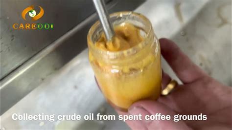 Coffee oil extraction - YouTube