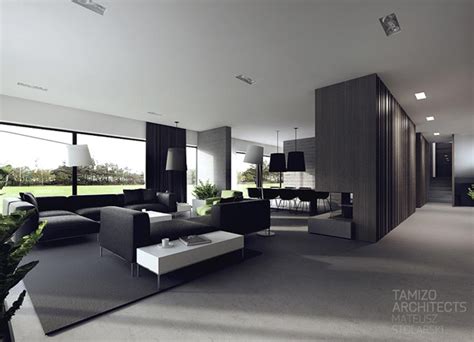 Black and White Interiors by Tamizo Architects | Housetodecor.com