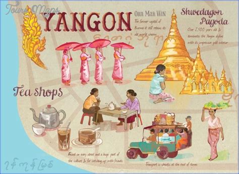 Rangoon Burma Map - ToursMaps.com