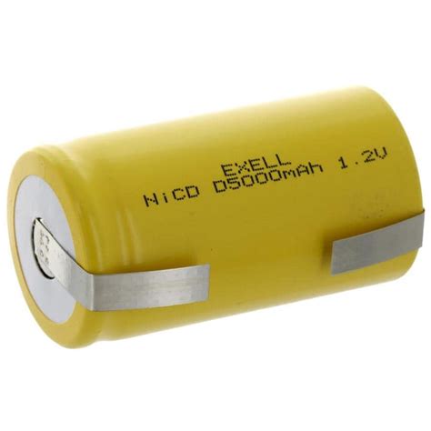 Exell Battery Rechargeable Nickel Cadmium (NiCd) D Assembly Cell Batteries at Lowes.com