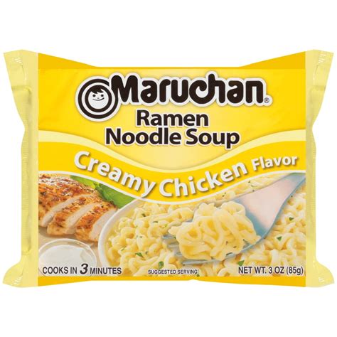 Maruchan Ramen Noodle Creamy Chicken Flavor Soup, 3 Oz - Walmart.com