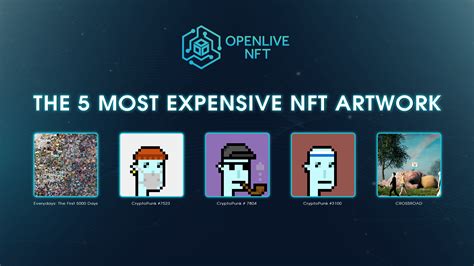 📚The 5 Most Expensive NFT Artwork - OpenLive NFT