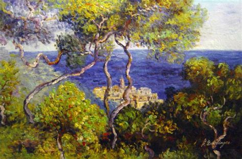 A View Of Bordighera Painting by Claude Monet Reproduction | iPaintings.com