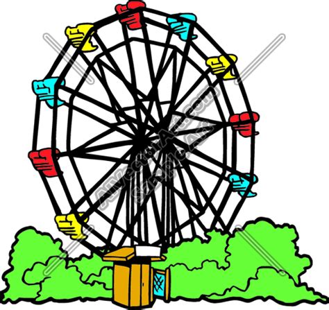 carnival ferris wheel clip art | FerrisWheel Clipart and Vectorart: Misc Graphics - Circus/Fairs ...