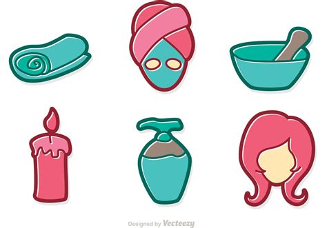 Beauty Treatment Cartoon Vectors Pack 89517 Vector Art at Vecteezy