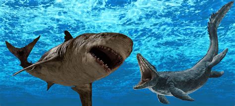 Jurassic Park Mosasaurus Vs Megalodon