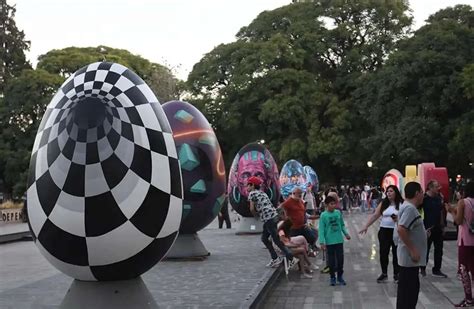 Giant Croatian-Style Easter Eggs on Display in Mendoza, Argentina - Total Croatia