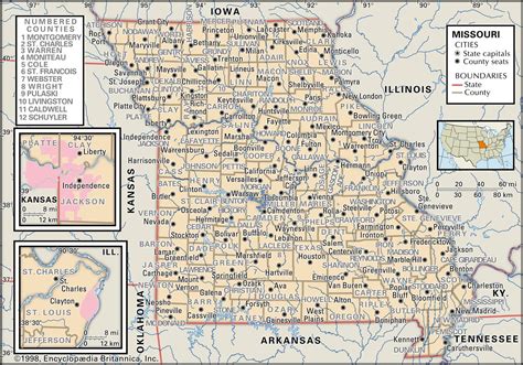 Missouri Maps - Perry-Castañeda Map Collection - Ut Library Online - Printable Map Of ...