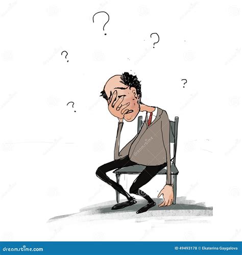 Bad day. stock illustration. Illustration of cartoon - 49493178