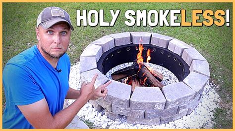 How To Build a DIY Smokeless Fire Pit That Really Works! - YouTube