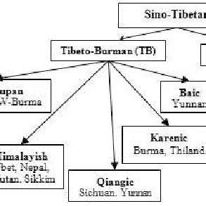 Sino-Tibetan Language Tree | Download Scientific Diagram