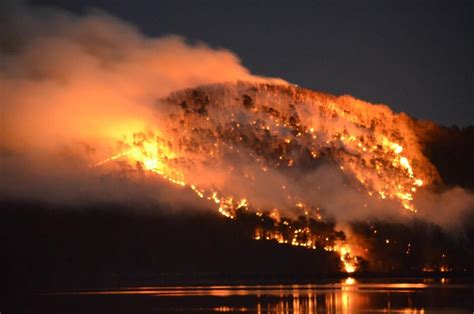 Scary & Stunning: Fire at Bald Mountain, North Carolina