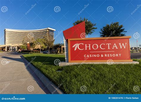 DURANT, OKLAHOMA - OCTOBER 17, 2017 - Entance Sign of Choctaw Casino ...