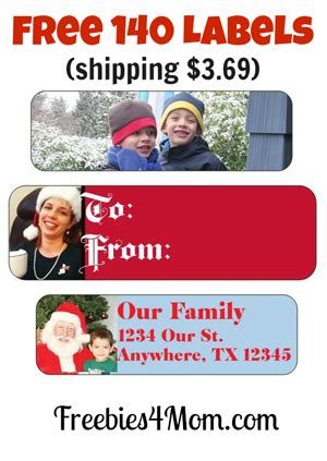 *Expired* Deal 140 Holiday Labels ($3.50 shipping) - Freebies 4 Mom