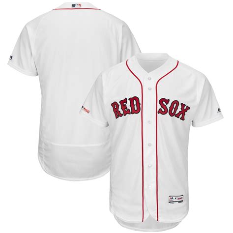 Men's Boston Red Sox Majestic Home White Flex Base Authentic Collection ...