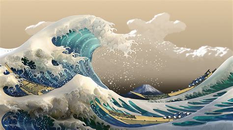 Water Dissolves Water: Aqueous Metaphors Japanese Wave Painting, Japanese Waves, Japanese Prints ...