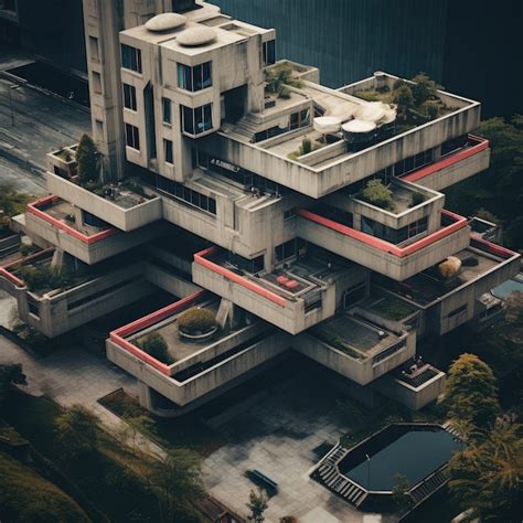 Free AI Image | Neo-brutalism inspired building