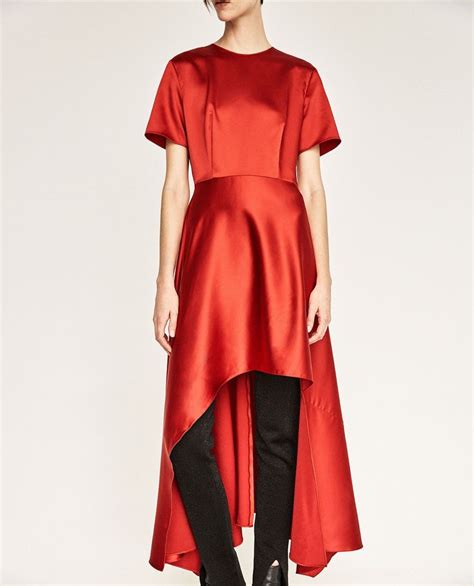 The Biggest Steals At Zara's Major Sale | Zara red dress, Dresses, Prom dress inspo