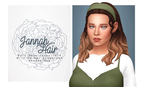 Jannah Hair | IsJao on Patreon Sims 4 Cas, The Sims, Sims Cc, Anna Hair, Hair Again, Ts4 Cc ...
