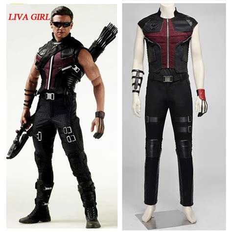 Hawkeye Cospaly Costume Marvel's The Avengers Hawkeye Costume Cosplay ...