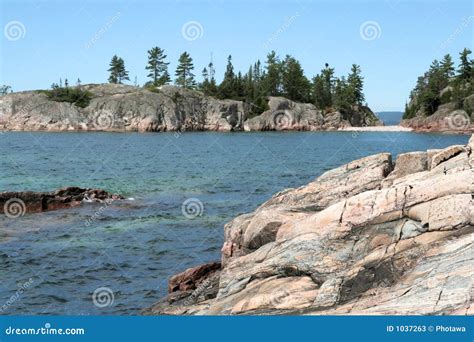 Lake Superior Provincial Park Stock Image - Image of coast, nature: 1037263