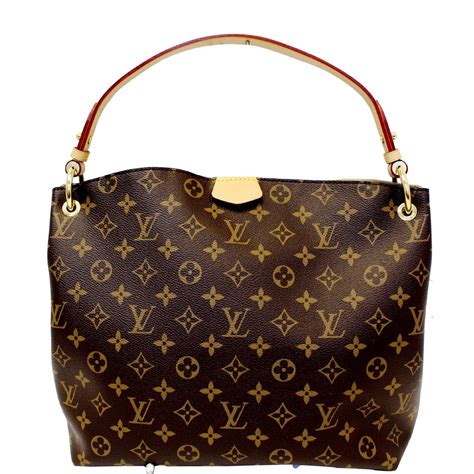 LOUIS VUITTON Graceful PM Monogram Canvas Shoulder Bag Brown