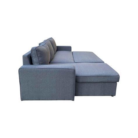 3 Seater Sofa Bed with pull Out Storage Storage Corner Chaise Lounge ...