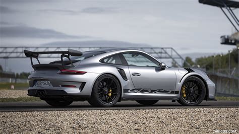 Porsche 911 GT3 RS | 2019MY (Color: GT-Silver) | Rear Three-Quarter