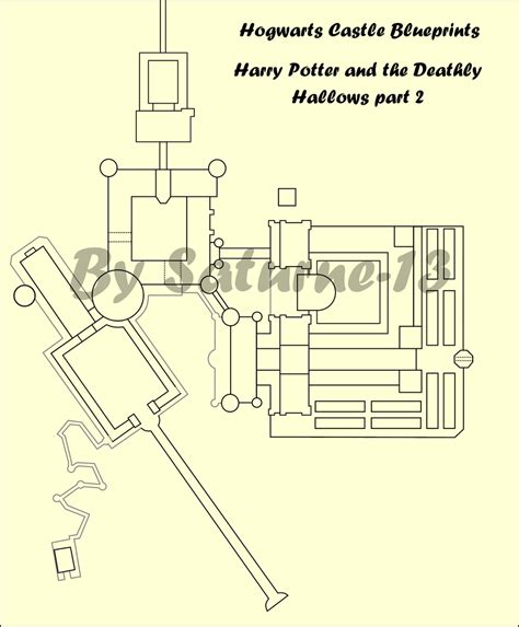 Hogwarts Castle Blueprints - Movie 8 by Saturne-13 on DeviantArt