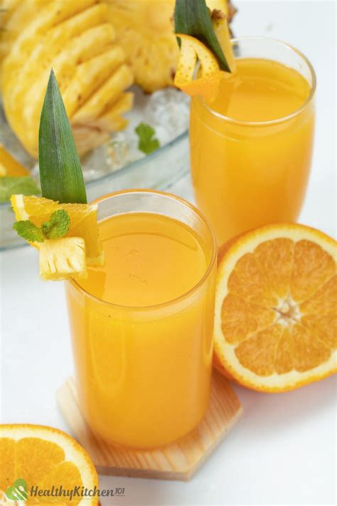 Orange Pineapple Juice Recipe - A Healthy Drink for Better Digestion