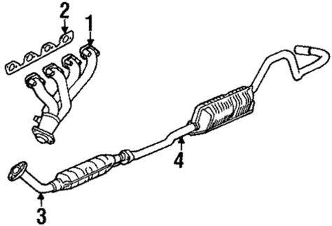 Ford Ranger Exhaust System Diagram