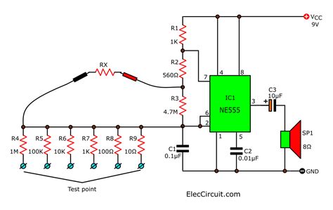 Ohmmeter In Circuit Diagram