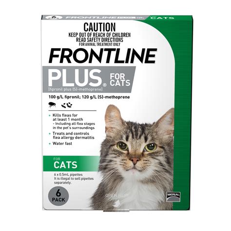 Frontline Plus Flea & Tick Control for Cats | Flea Control for Pets