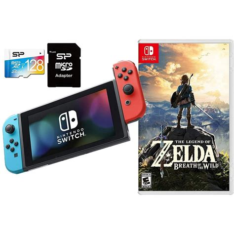 Nintendo Switch Zelda The Legend of Zelda Breath of Wild Bundle: 32GB Nintendo Switch Console ...