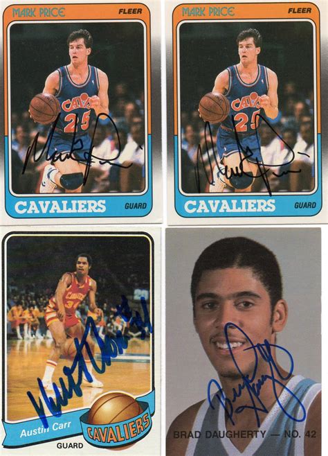 TTM AUTO SUCCESSES: Mark Price/Brad Daugherty/Austin Carr