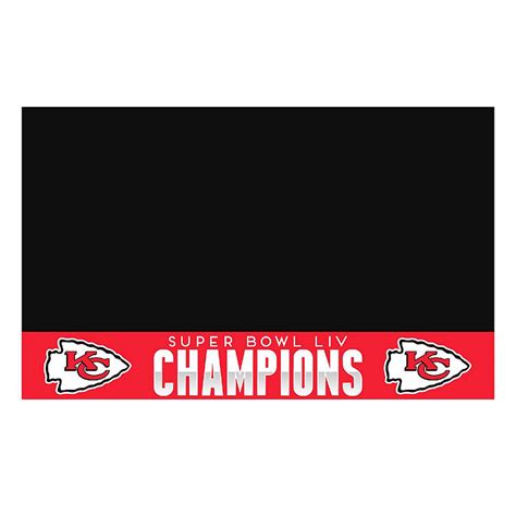 Kansas City Chiefs 2020 Super Bowl LIV Champions Vinyl Grill Mat - 26in ...