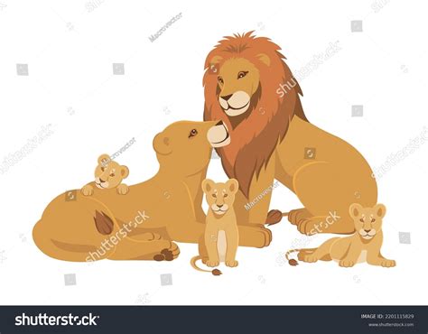 Mother Lion With Cub: Over 188 Royalty-Free Licensable Stock Vectors & Vector Art | Shutterstock