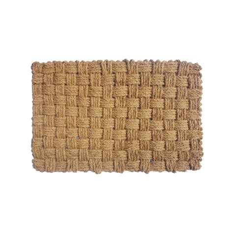 Doormat Coir Rope Basket Weave 50x80cm