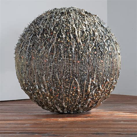 Norma Minkowitz - "Golden Crater" Norma Minkowitz, Contemporary mixed media textile sculpture ...