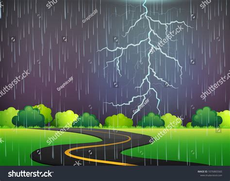 Clipart Thunder And Lightning