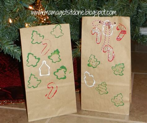 Mama Gets It Done: DIY Gift Bags with Cookie Cutters