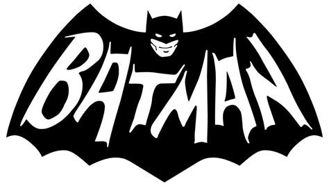 Batman Logo Clipart Black and White
