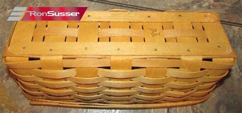 Longaberger 2004 Wrought Iron Wall Shelves Hanging Rack with Basket and Protector – RonSusser.com