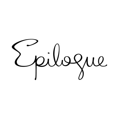 Epilogue – Finamore Design